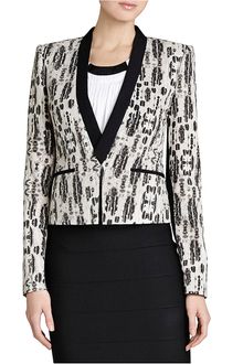 BCBGMAXAZRIA Guy Printed Tuxedo Jacket - Lyst