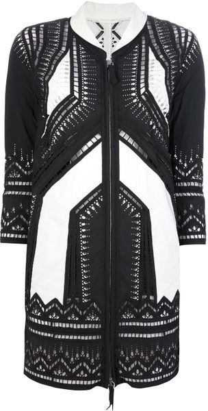 Ermanno Scervino Bicolour Jacket - Lyst