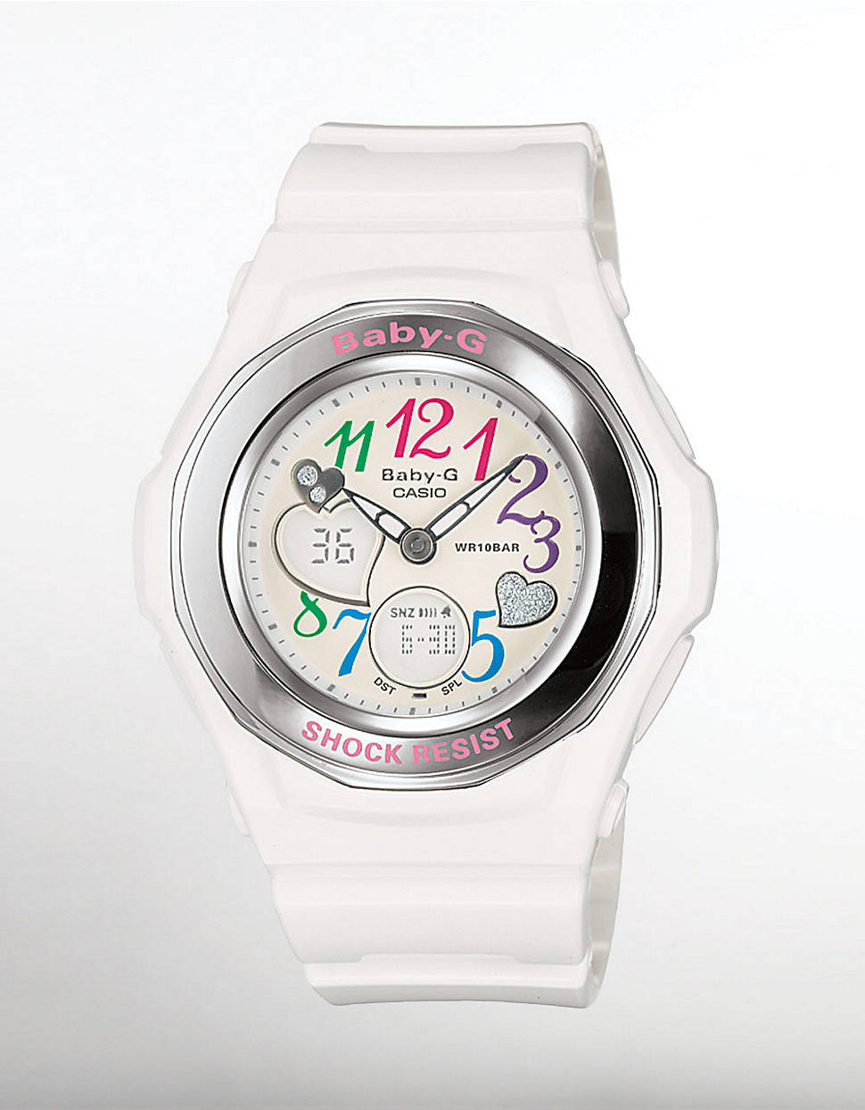 white g shock watch womens