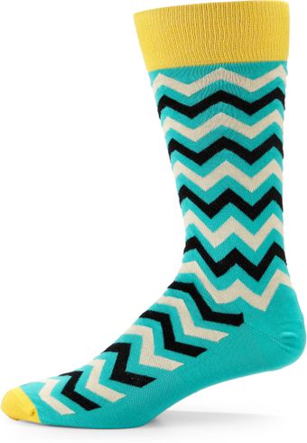 Hook + Albert Imperial Zig Zag Socks - Lyst