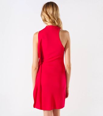 Maje Avoine Asymmetrical Ruffle Dress - Lyst