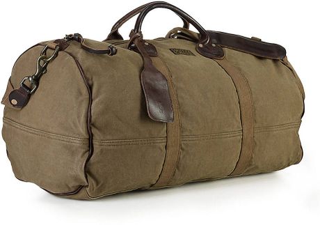 polo canvas duffle bag