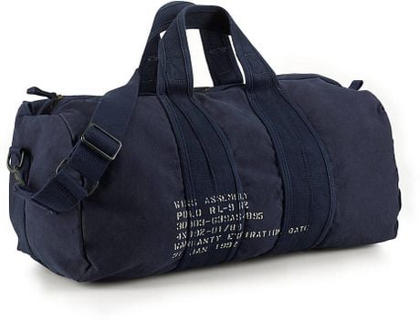 polo canvas duffle bag