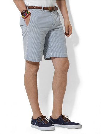 Polo Ralph Lauren Tartan Poplin Slim Gi Shorts - Lyst