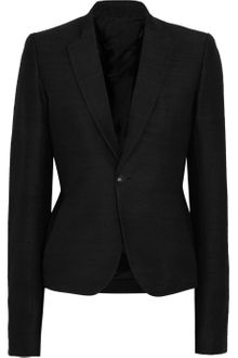 Rick Owens Slubbed Silk blend Jacket - Lyst