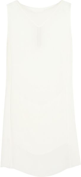 Rick Owens Silk Georgette Dress - Lyst