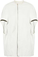 Rick Owens Textured Leather Coat