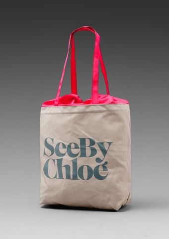 See By Chloé Gimmick Medium Shopper in Opaline - Lyst