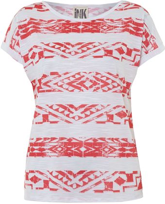 Therapy Aztec Stripe Print Tee - Lyst