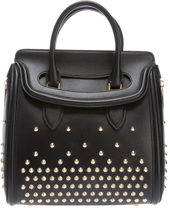 Alexander McQueen Heroine Studded Tote - Lyst