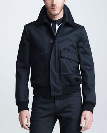 Burberry Prorsum Cashmere-blend Bomber Jacket - Lyst