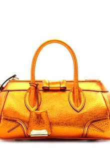 Burberry Prorsum The Blaze Metallic Leather Tote - Lyst