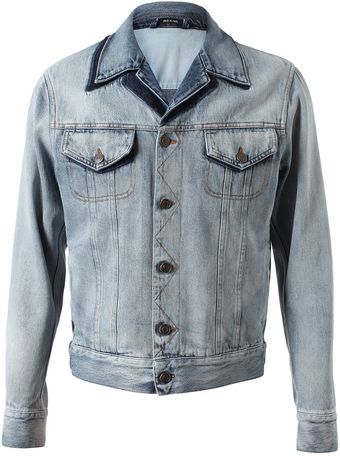 Maison Martin Margiela Stonewashed Denim Jacket - Lyst