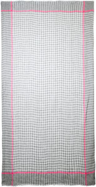 Marc By Marc Jacobs Belinda Check Scarf - Lyst