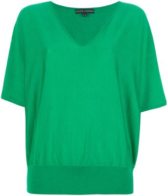 Ralph Lauren Black Label V Neck Sweater - Lyst