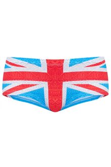 Topshop Aztec Union Jack Cheeky - Lyst
