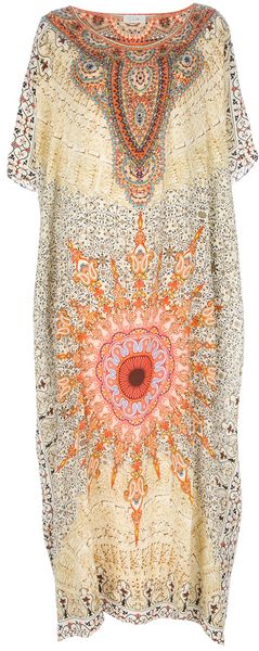 Camilla Patterned Kaftan Dress - Lyst