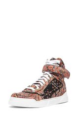 Givenchy Printed Twill Silk Sneaker in Multi