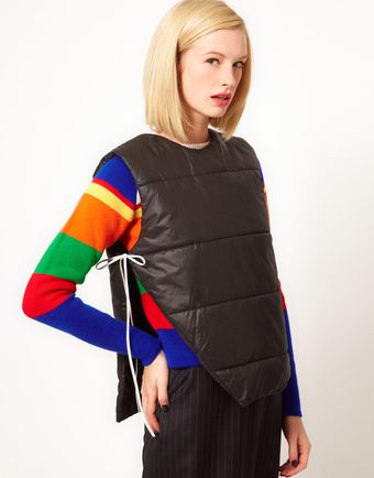 J.W. Anderson Padded Tie Side Gilet - Lyst