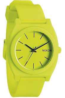Nixon The Time Teller P Watch in Neon Yellow - Lyst