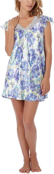 Oscar de la Renta Hydrangea Sleepshirt - Lyst
