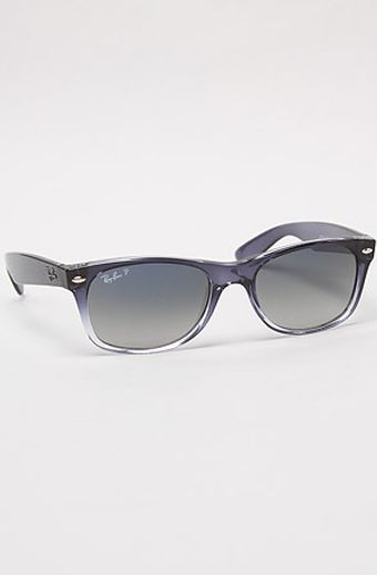 Ray-Ban The New Wayfarer Sunglasses in Blue Faded Transparent - Lyst