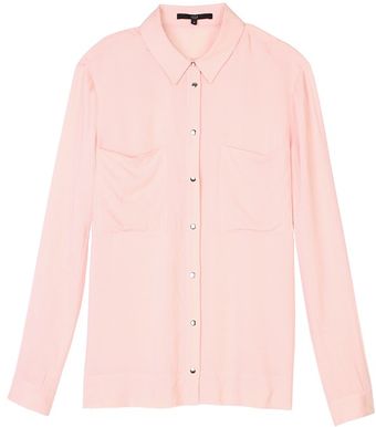 Tibi Relaxed Drape Blouse - Lyst
