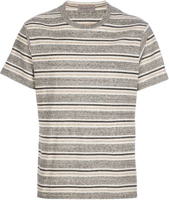 Yohji Yamamoto Striped T-shirt - Lyst
