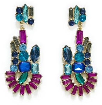 Zara Dangling Earrings with Sparkly Stones - Lyst