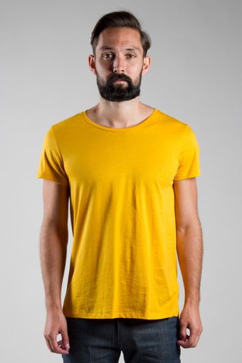 Acne Standard O Tee Yellow - Lyst