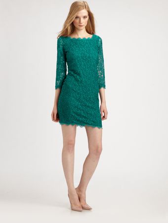 Diane Von Furstenberg Zarita Lace Dress - Lyst