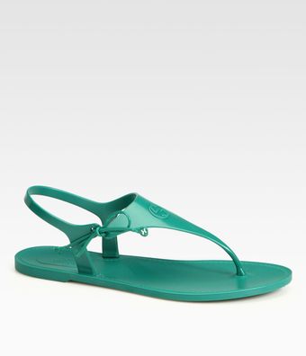 Gucci Katina Rubber Thong Sandals - Lyst