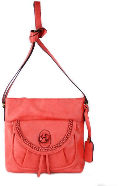 Jessica Simpson Emma Coral Crossbody in Red (coral)