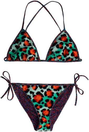 Kenzo Printed Reversible Bikini - Lyst