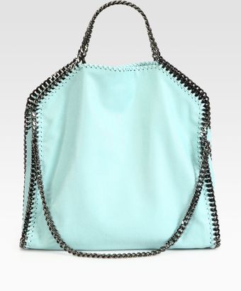 Stella McCartney Shaggy Deer Falabella Foldover Small Tote - Lyst