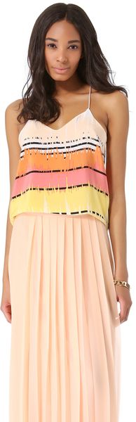 Tibi Analog Print Camisole - Lyst