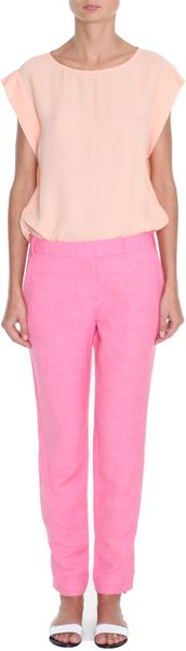 Tibi Open Weave Sleeveless Top - Lyst