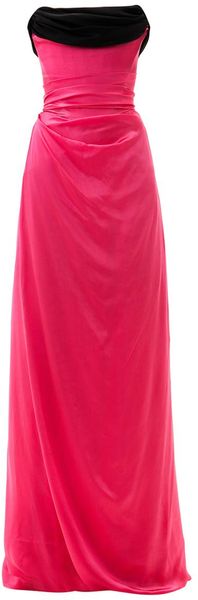 Vivienne Westwood Gold Label Ball Tieback Silk Gown - Lyst