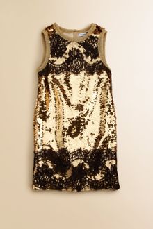 Dolce & Gabbana Little Girls Sequin Dress - Lyst