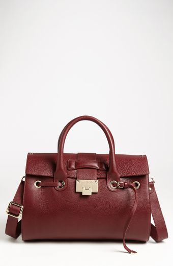 Jimmy Choo Rosalie Leather Satchel - Lyst