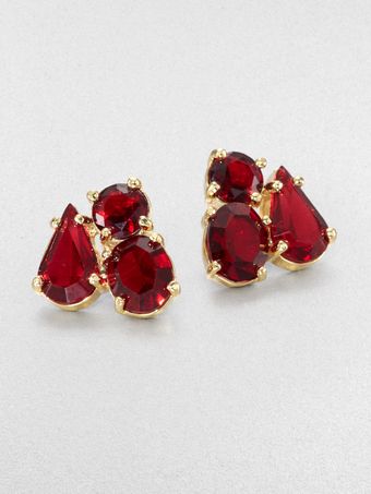 Kate Spade Fragment Cluster Earrings - Lyst