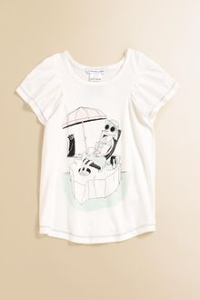 Little Marc Jacobs Girls Printed Flutter Shirt - Lyst