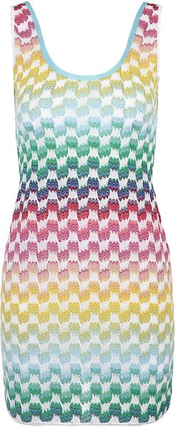 Missoni Mare Low Back Short Dress - Lyst