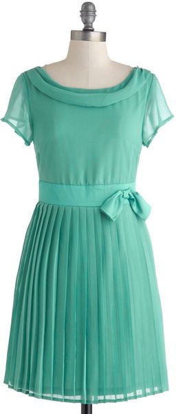 ModCloth Pretty in Pleats Dress - Lyst