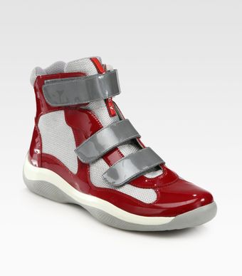 Prada Hightop Sport Sneakers - Lyst