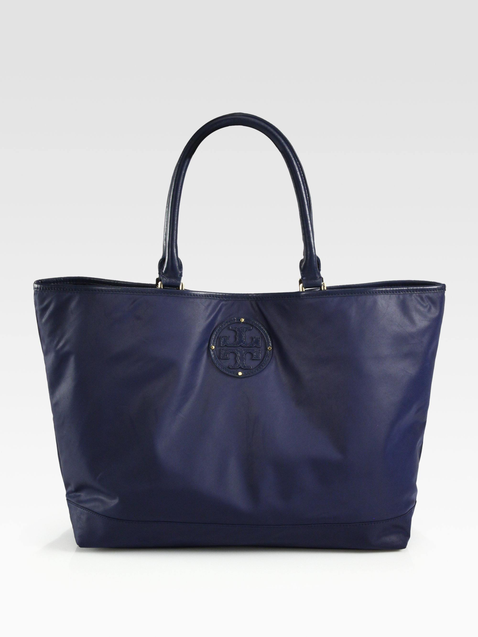 tory burch printed nylon tote