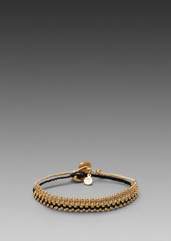Gorjana Exclusive Bali Bead Bracelet Set in Blackcreamgold - Lyst