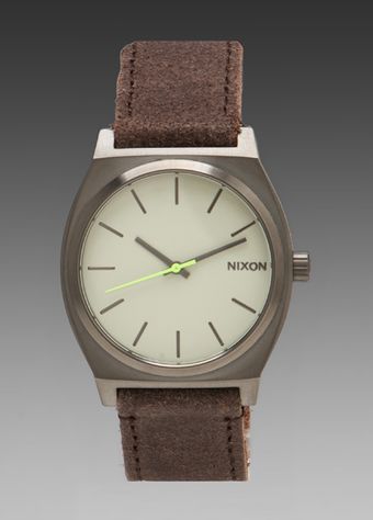 Nixon Gunsmith Collection The Time Teller in Gunmetalbrown - Lyst