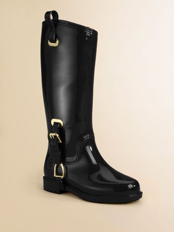 Ralph Lauren Kids Glossy Rainboots - Lyst
