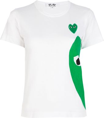 Comme Des Garçons Logo T-shirt - Lyst
